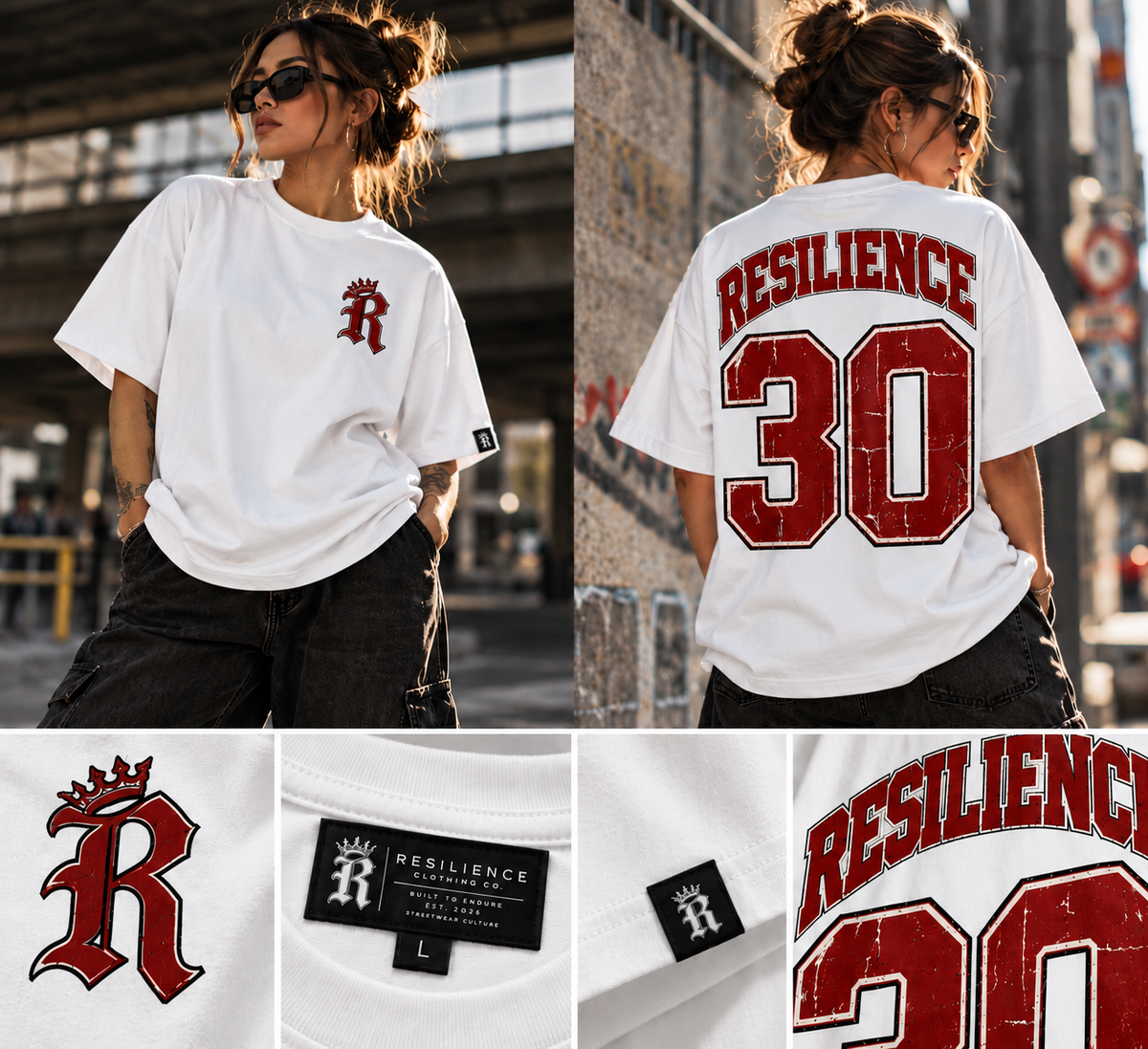 Resilience 30 Varsity Tee
